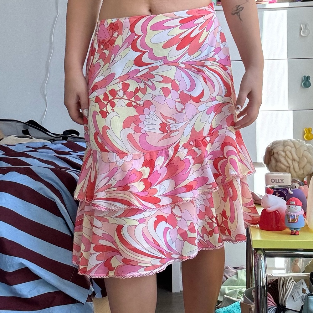 New York Company Midi Skirt size 6 sweetheart